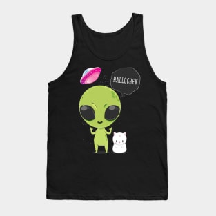 Alien Tshirt - Hallöchen for Ladies Men Tank Top